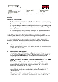 13.2 Emission Policy to WLTP