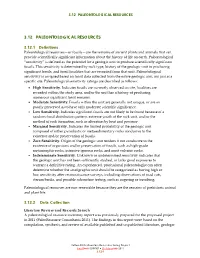 3.12 Paleontological Resources