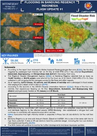 Flooding in Bandung Regency Indonesia Flash