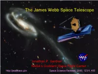 The James Webb Space Telescope