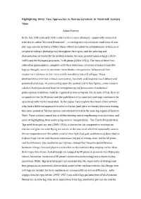 Two Approaches to Non-‐Sectarianism in Twentieth Century Ti