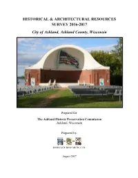 2016-2017 Historical and Architectural Resources Survey