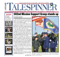 502Nd Mission Support Group Stands Up