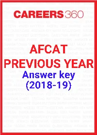 Previous-Year- Answer-Key-Of- AFCAT.Pdf