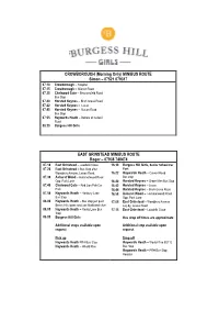 School Bus Routes 2007/08