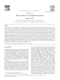 The Evolution of Monogenean Diversity