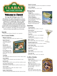 Welcome to Clara's!