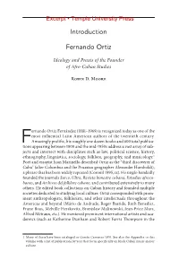Fernando Ortiz on Music