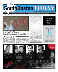 Get out to Vote – Don't Complain If You Don't