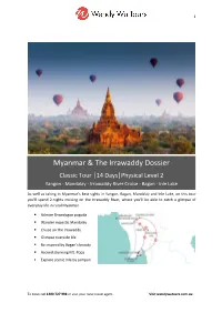 Myanmar & the Irrawaddy Dossier