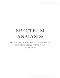 SPECTRUM Analysis