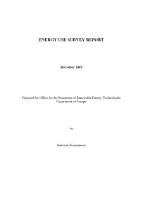 Survey Results …………………………………………………………