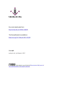 Document Downloaded From: the Final Publication Is Available At