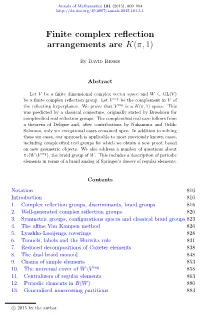 Finite Complex Reflection Arrangements Are K(Π,1)