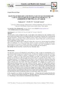 Genetics and Biodiversity Journal