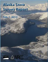 Alaska Snow Survey Report Alaska Snow Survey Report