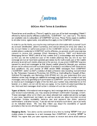 GO CARE Astrea Terms and Conditions