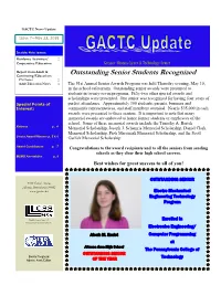 Outstanding Senior Students Recognized