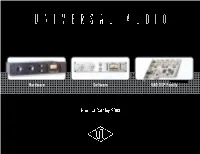 Software UAD DSP Family Hardware
