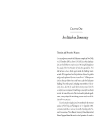 An Attack on Democracy