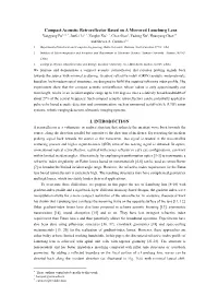 Compact Acoustic Retroreflector Based on a Mirrored Luneburg