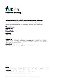 Delft University of Technology Aliasing, Coherence, and Resolution in A