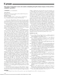 Slow Rates of Subduction Erosion and Coastal Underplating Along the Andean Margin of Chile and Peru: COMMENT and REPLY