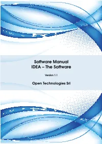Software Manual IDEA – the Software