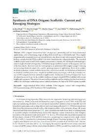 Synthesis of DNA Origami Scaffolds: Current and Emerging Strategies