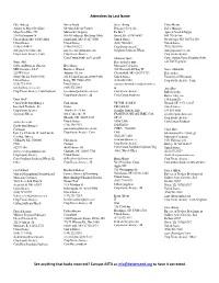 Attendees by Last Name See Anything That Looks Incorrect? Contact ASTA at Info@Betterseed.Org to Have It Corrected