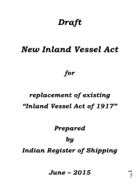 Draft New Inland Vessel
