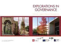 Explorations in Governance
