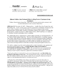 Illinois Utilities Join National Effort to Help Protect Customers From