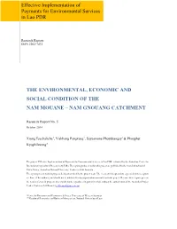 Payments for Environmental Services Schemes