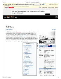 RMS Titanic - New World Encyclopedia