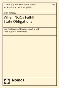 When Ngos Fulfill State Obligations