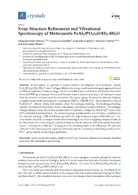 X-Ray Structure Refinement and Vibrational Spectroscopy Of