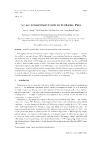 A Novel Measurement System for Mechanical Parts