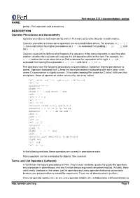Name Description