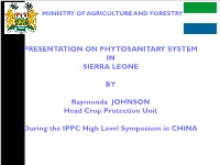 Outline of Presentation