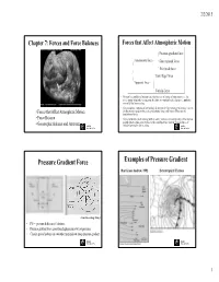 Pressure Gradient Force