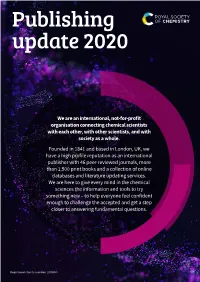 Publishing Update 2020