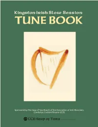 TUNE BOOK Kingston Irish Slow Session