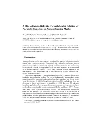 A Discontinuous Galerkin Formulation for Solution of Parabolic Equations on Nonconforming Meshes