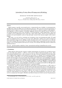Articulatory Feature-Based Pronunciation Modeling