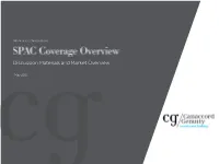 Discussion Materials and Market Overview
