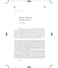 Monetary Statecraft in Follower States