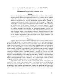 The Ethio-Eritrea Common Market (1991 to 1998)
