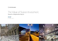 The Value of Station Investment Research on Regenerative Impacts Report November 2011 the Value of Station Investment Page 2 Foreword