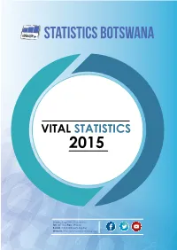 Vital Statistics 2015 1 2